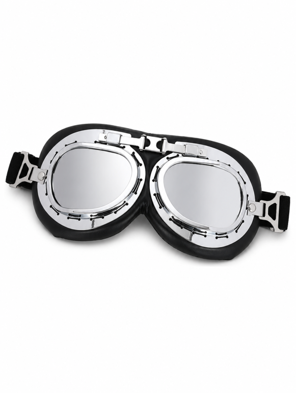 Goggles silver glas