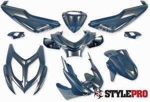 Kåpset Kameliont blå Yamaha Aerox 9 delar 2013-2015