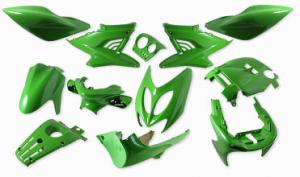 Kåpset Kawasaki grön Yamaha Aerox 12 delar 1999-2012