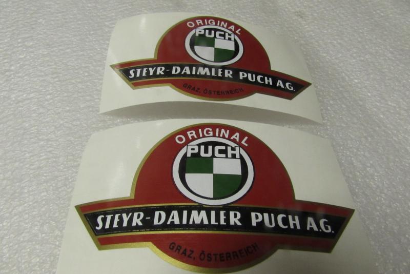 Bakskärmsdekal Puch 62- andra sortering
