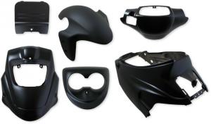 Kåpset mattsvart PGO Bigmax mfl. 12"