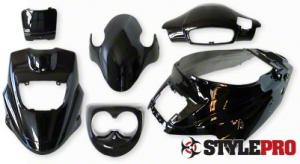 Kåpset Svart metallic PGO Big Max mfl 10"