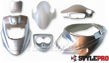 Kåpset Silvermetallic PGO Bigmax mfl 10"