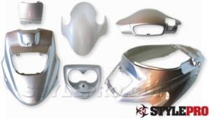 Kåpset Silvermetallic PGO Bigmax mfl 10"