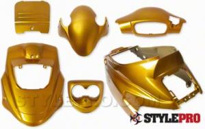 Kåpset Metallic Gul PGO Big max 10"