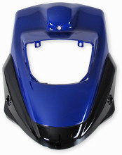 Frontkåpa Metallic blå / Svart PGO Big max