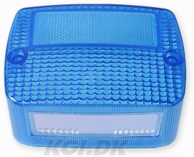 Baklampsglas Blå PGO Bigmax