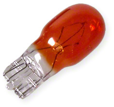 Glödlampa glas orange 12V10W