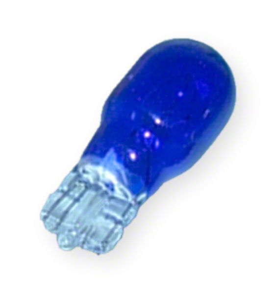 Glödlampa glas blå 12V10W
