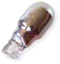 Glödlampa glas krom 12V10W
