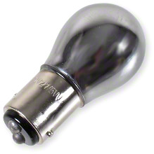 Glödlampa BAY15D 12V21/5W krom vit