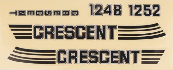 Dekalset Crescent Compact 1248/1252 Svart/Vit