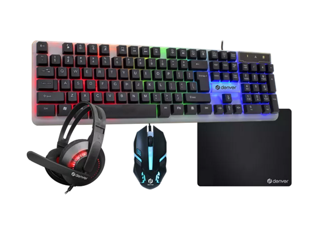 Gamingset Denver 4in1 combo set