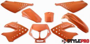 Kåpkit Derbi Senda orange 00-