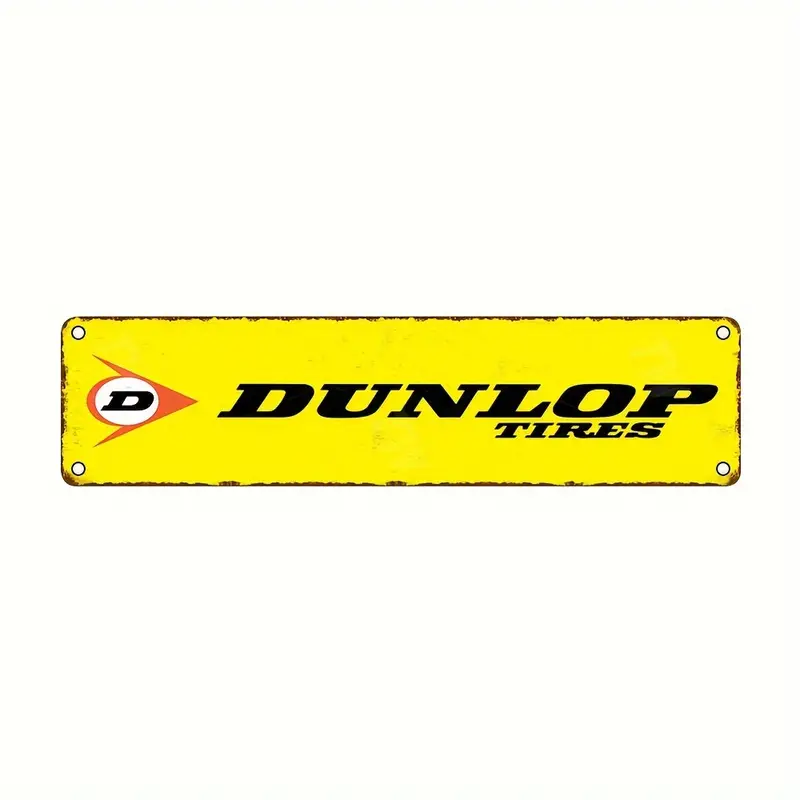 Plåtskylt Dunlop Tires 40x10cm