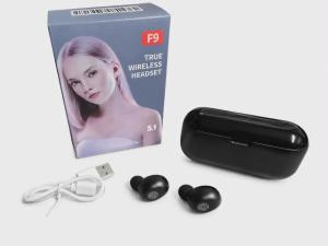 Trådlösa hörlurar F9 Bluetooth 5:1