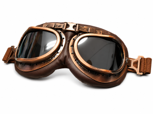 Goggles silver glas vintage