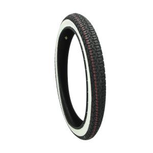 Däck 2.25 - 16 " vit sida