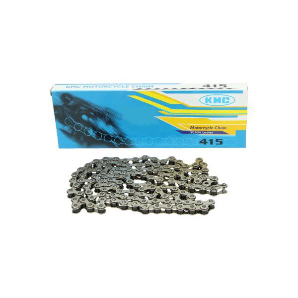 Kedja 415H 122 länk Kromad