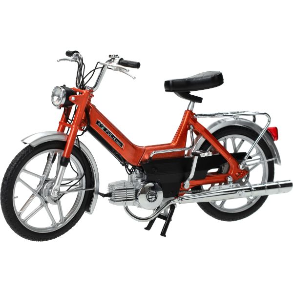 Modellmoped/samlarmoped Puch Maxi orange skala 1:10