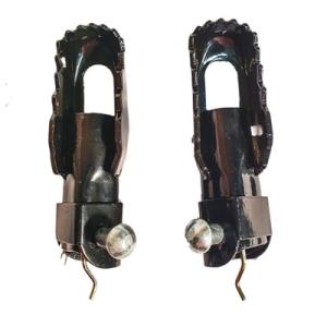 Fotstöd svarta Honda MT mfl 1 par