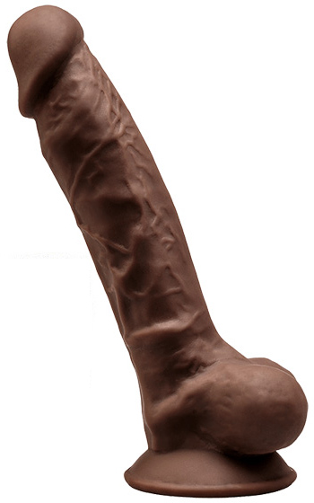 Dual Density Dildo 17,6 cm MÖRK