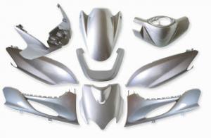 Kåpset Metallic Grå Yamaha Jog R/RR 9 delar