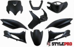 Kåpset Mattsvart Yamaha Jog R/RR 9 delar