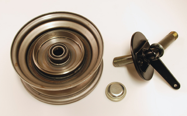 Framhjul/Styrspindel Vänster Flakmoped