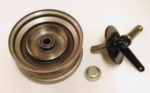 Framhjul/Styrspindel Vänster Flakmoped