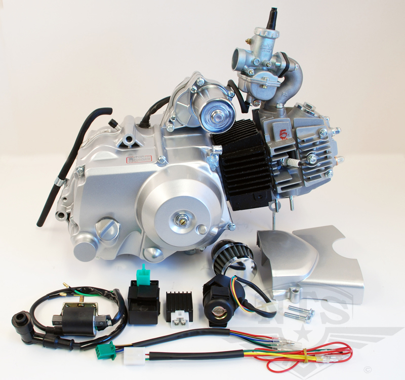 Lifanmotor automat elstart 107cc 4-takt