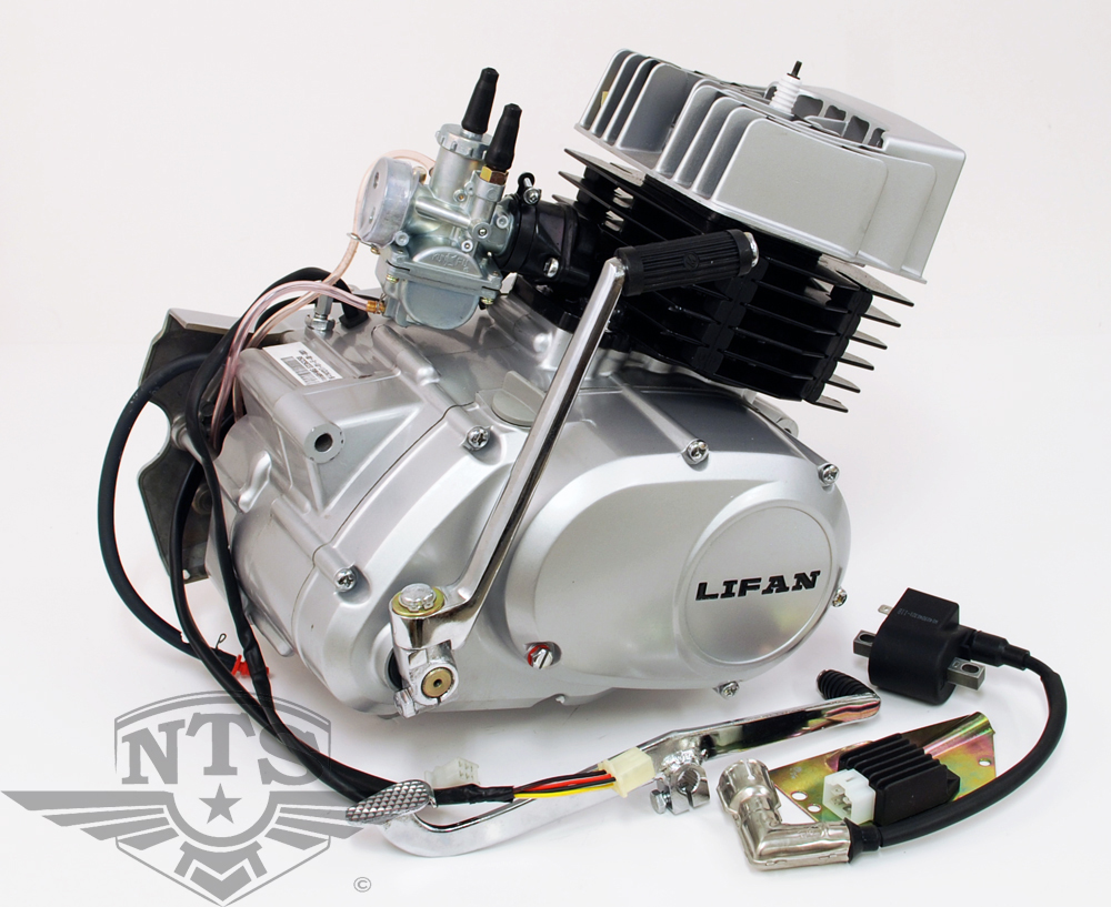 Lifan AX-100 tvåtakts motor 98cc 4väx.