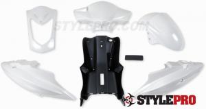 Kåpset Kymco Agility 50cc 4T Metallic Vit -2017