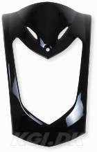 Frontkåpa Blanksvart Kymco Agility