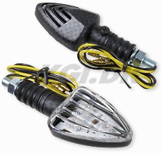 Blinkers diod carbon look 83x41mm Universal 1 par