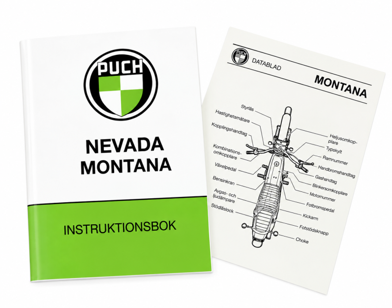 Instruktionsbok Puch Montana