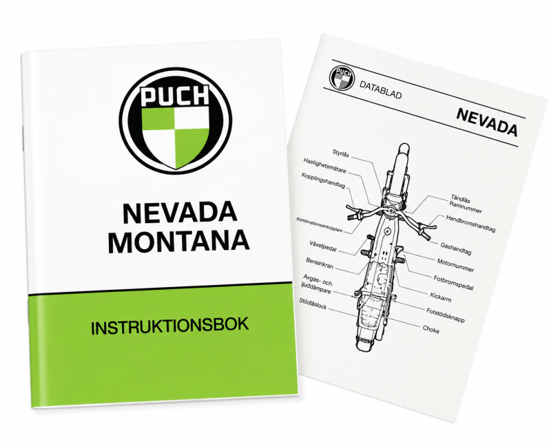 Instruktionsbok Puch Nevada