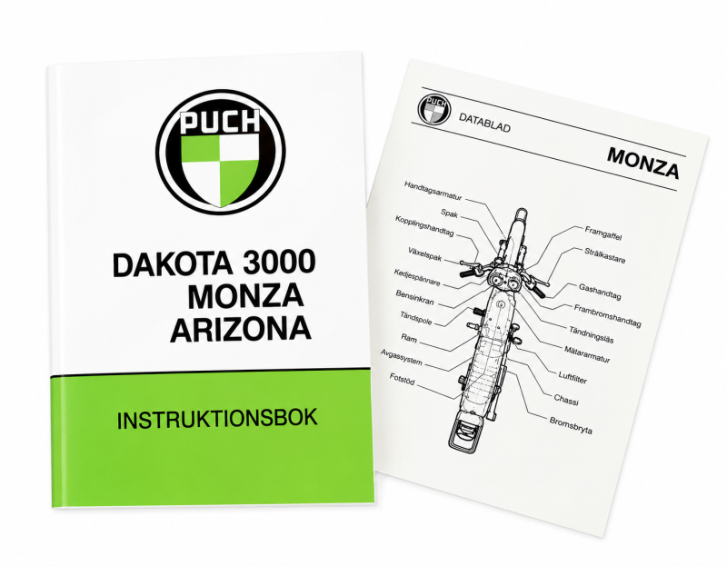 Instruktionsbok Puch Dakota 3000