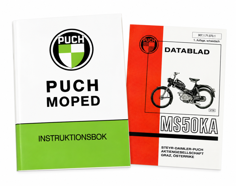 Instruktionsbok Puch MS50 KA