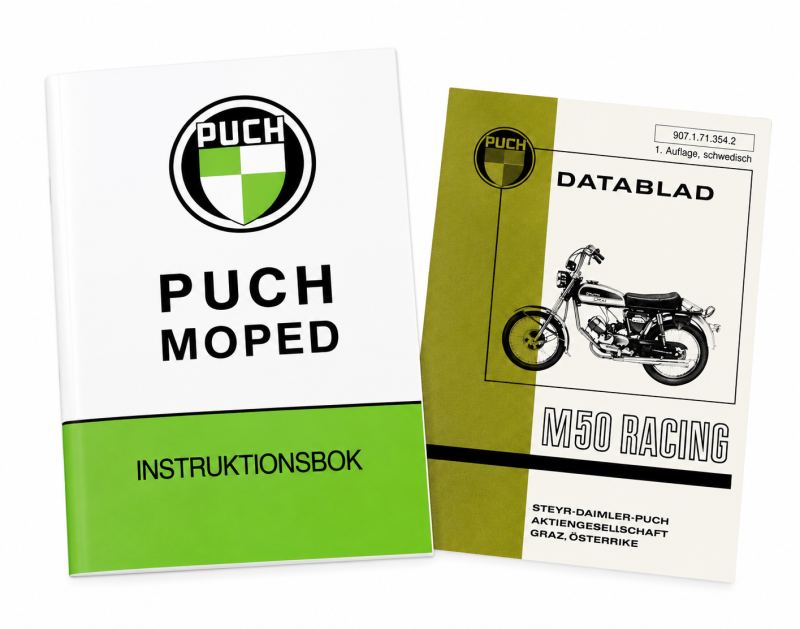 Instruktionsbok Puch M50 Racing