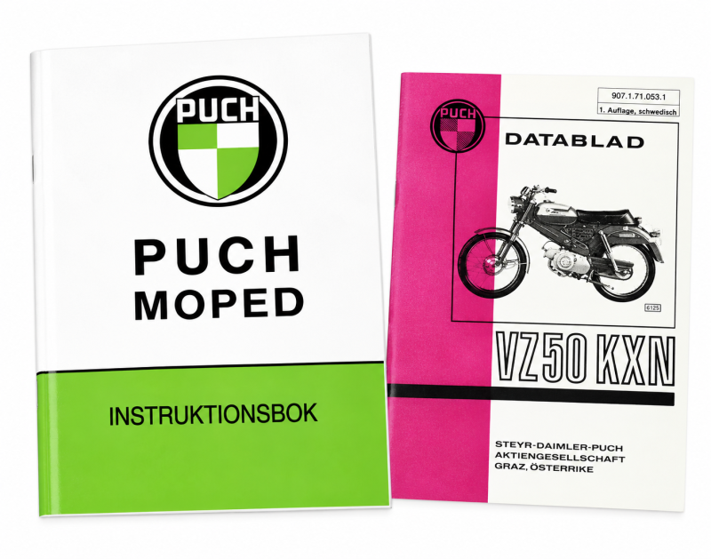 Instruktionsbok Puch VZ KXN