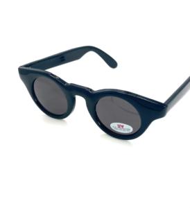 Solglasögon svarta runda (svart lins) nr.37