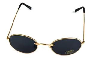 Solglasögon guld (svart lins) nr.33