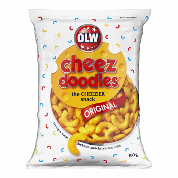 OLW Cheez doodles 160gr x 21st