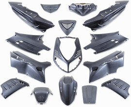 Kåpset Metallic Grå Peugeot Speedfight 2