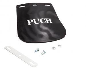 Stänklapp Puch med text