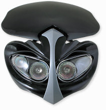 Framlyse svart/grå 31x27cm Universal