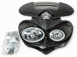 Framlyse Svart Universal