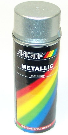 Sprayfärg Silver metallic 400ml Motip