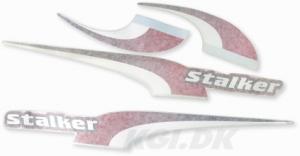 Dekalsats röd/vit/svart Gilera Stalker